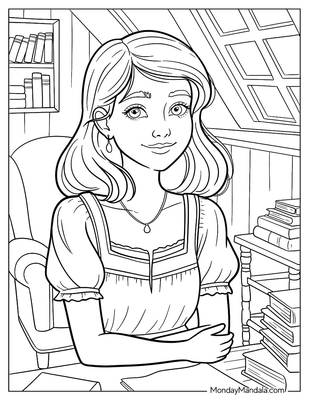 people coloring book pages