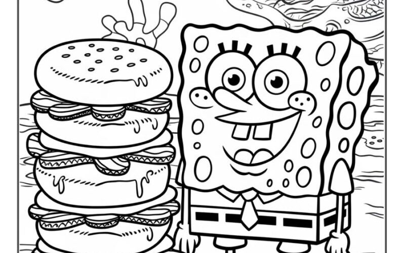28 SpongeBob Coloring Pages Free Printables Smooth Draw