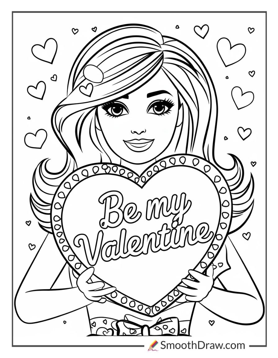 29 Barbie Coloring Pages Free PDF Printables Smooth Draw
