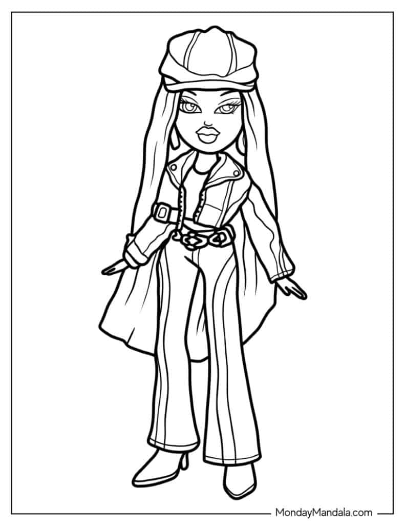 29 Bratz Coloring Pages Free PDF Printables 