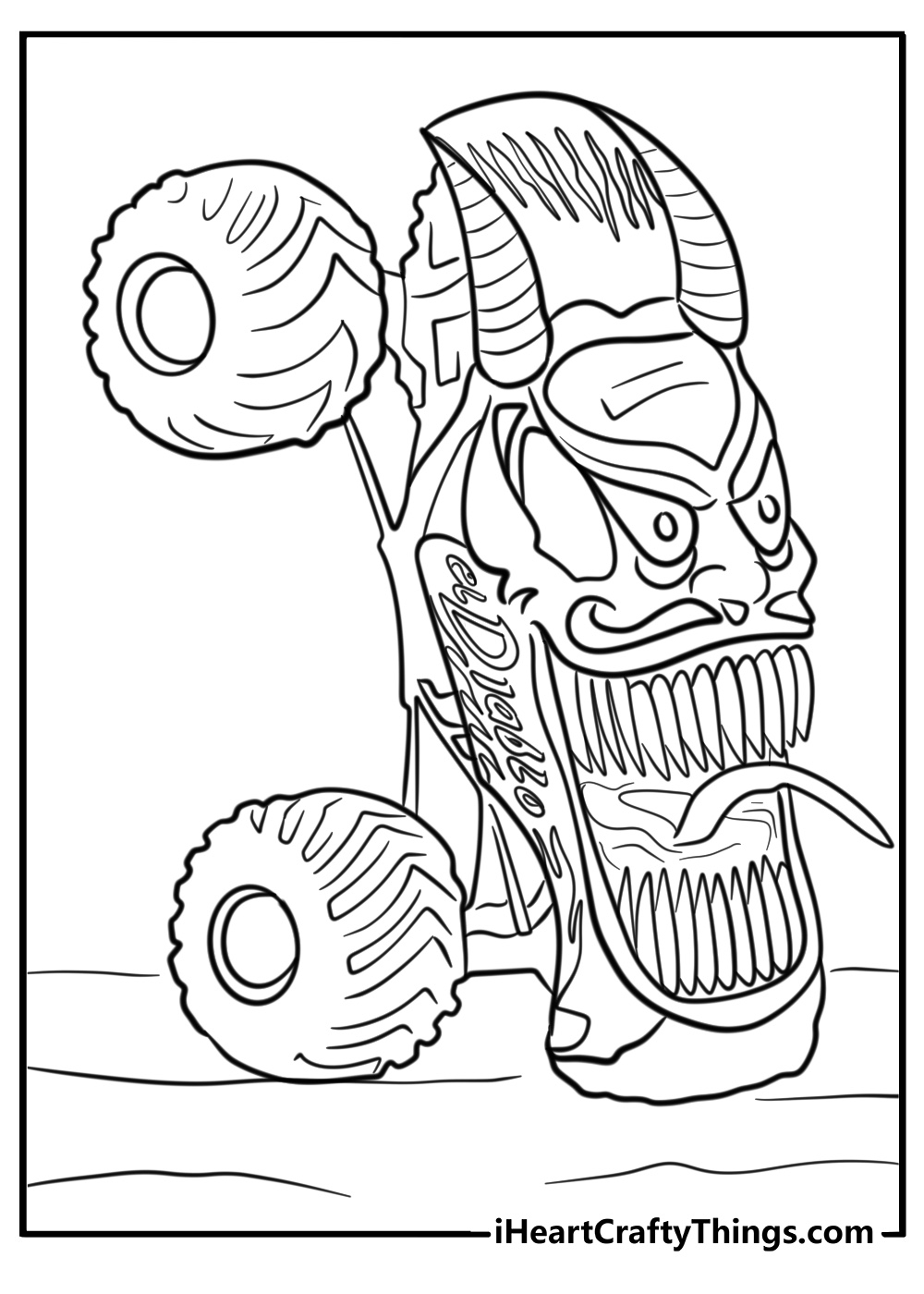 29 New Monster Jam Coloring Pages 100 Free To Print 
