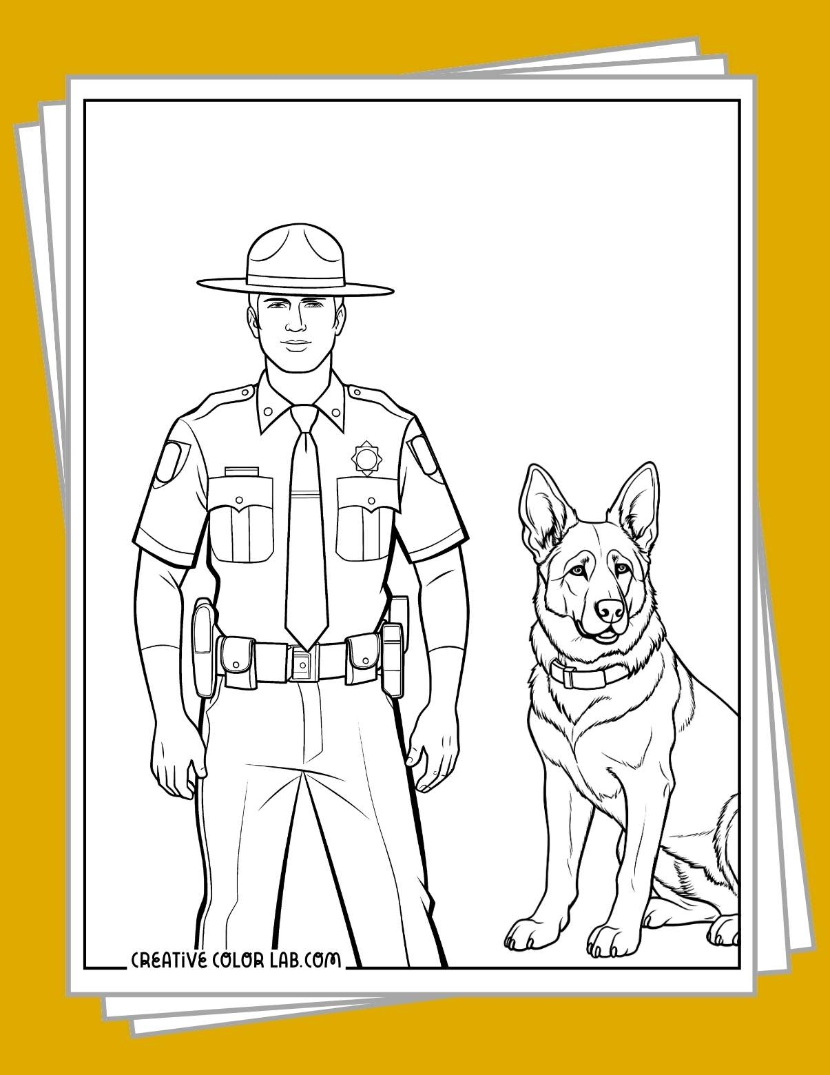 29 Police Coloring Pages Free PDF Printables 29 Police Coloring Pages Free PDF Printables