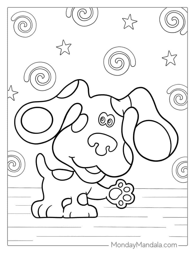 30 Blue s Clues Coloring Pages Free PDF Printables 