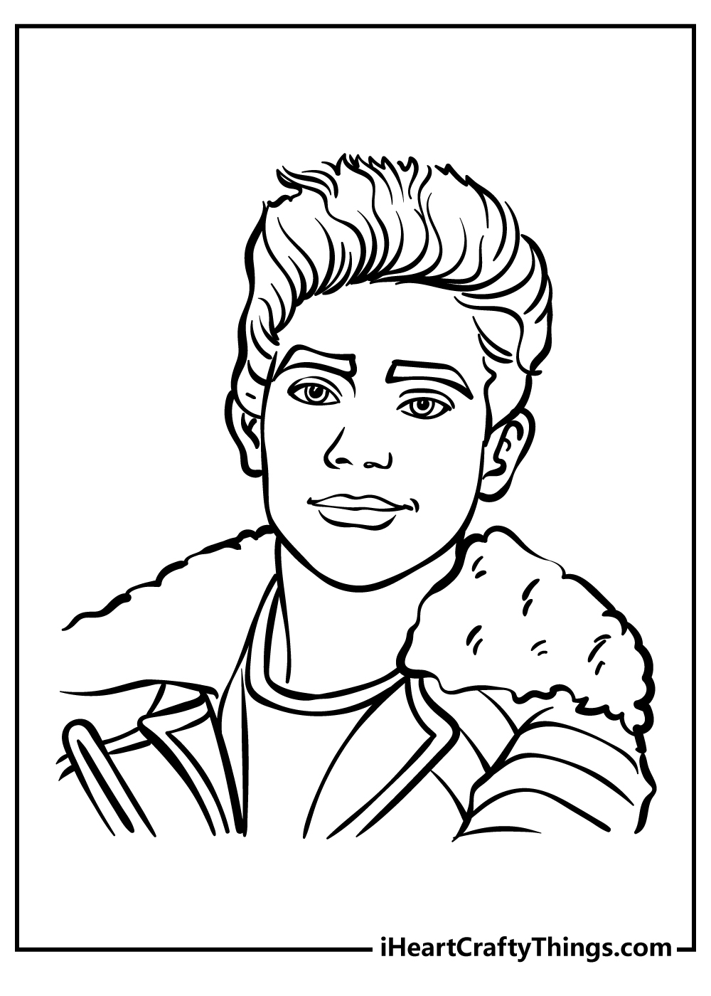 descendants coloring pages