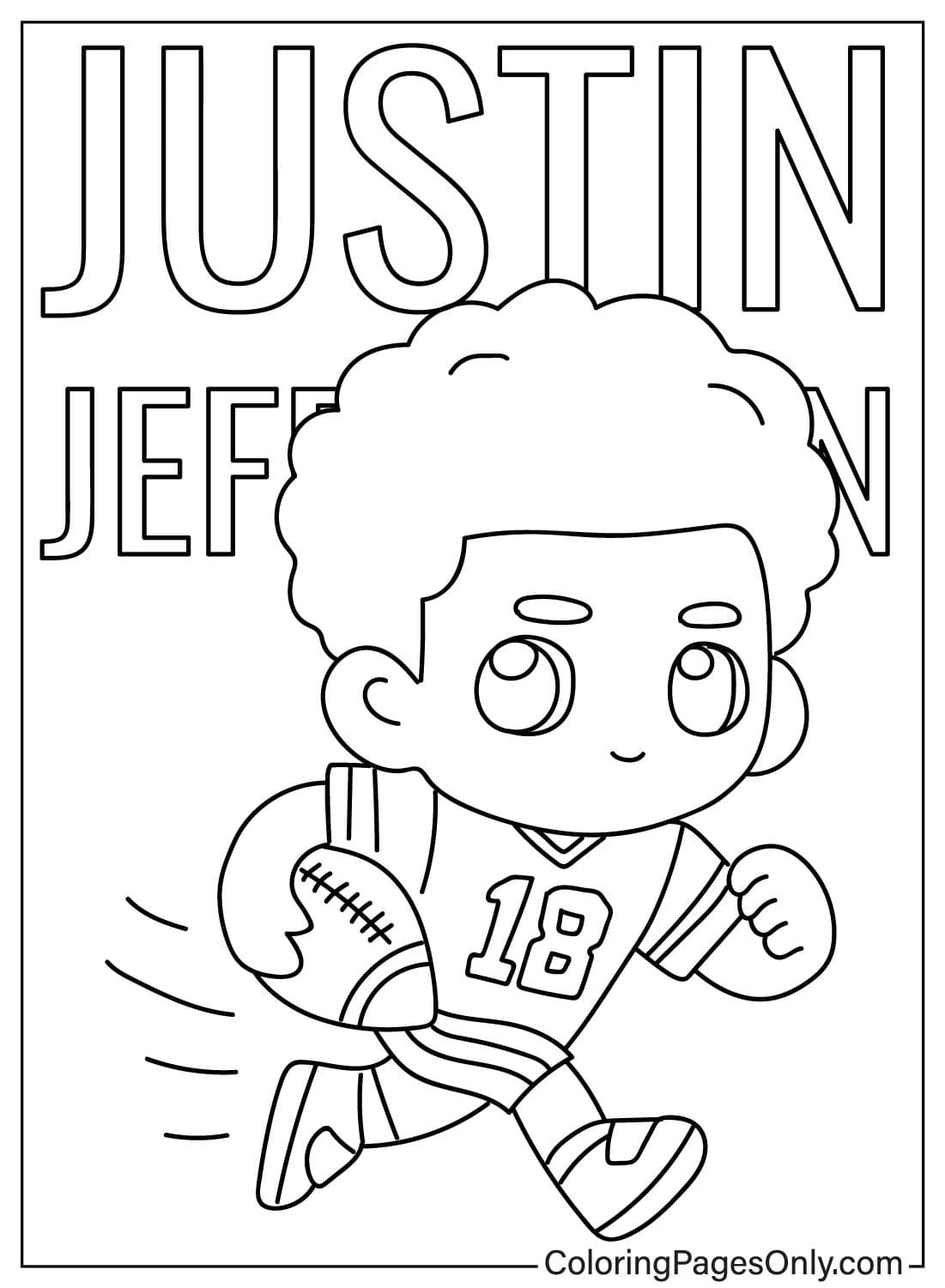 30 Justin Jefferson Coloring Pages Free Printable PDF JPG PNG Online Coloring
