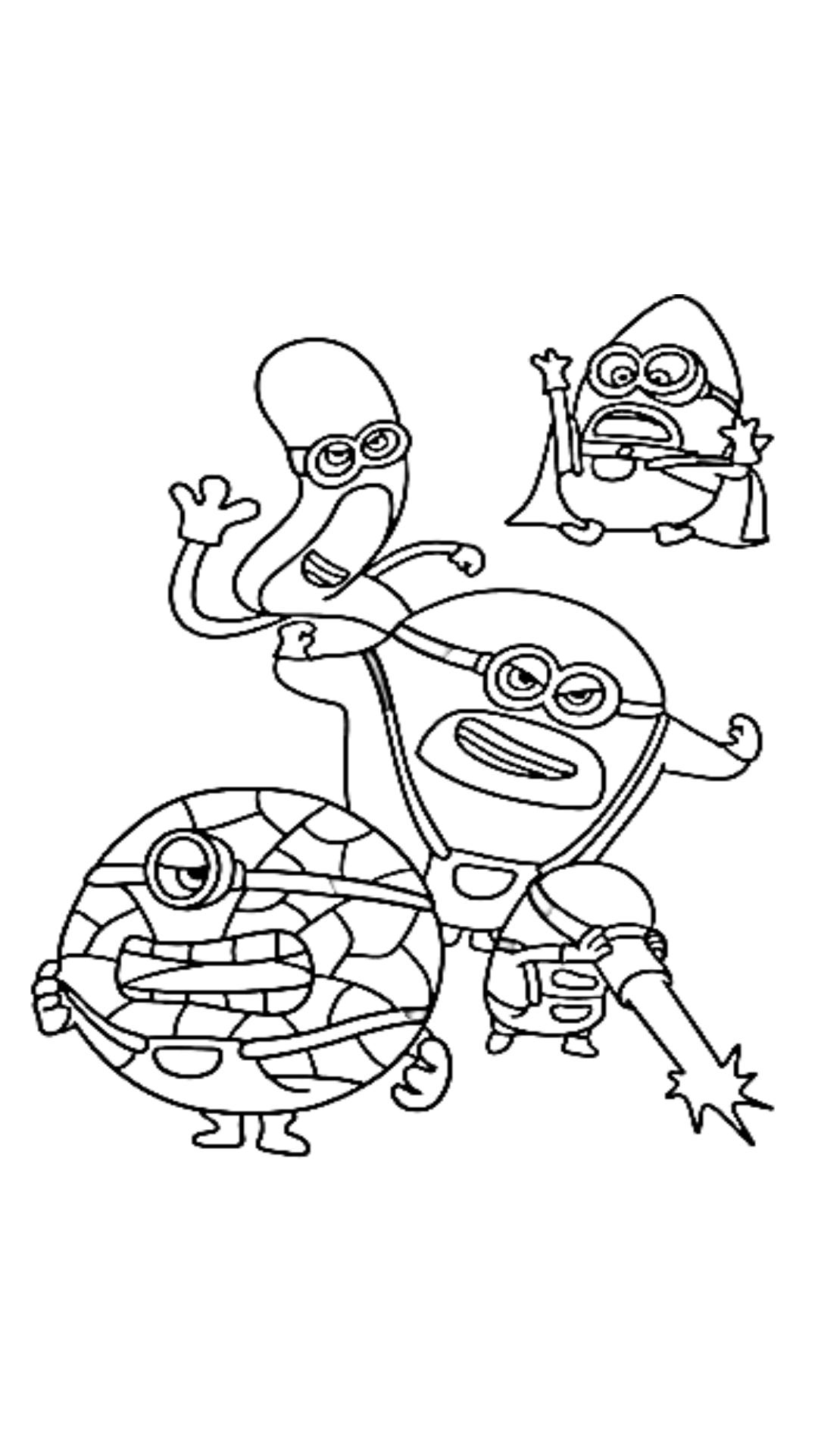despicable me 4 coloring pages