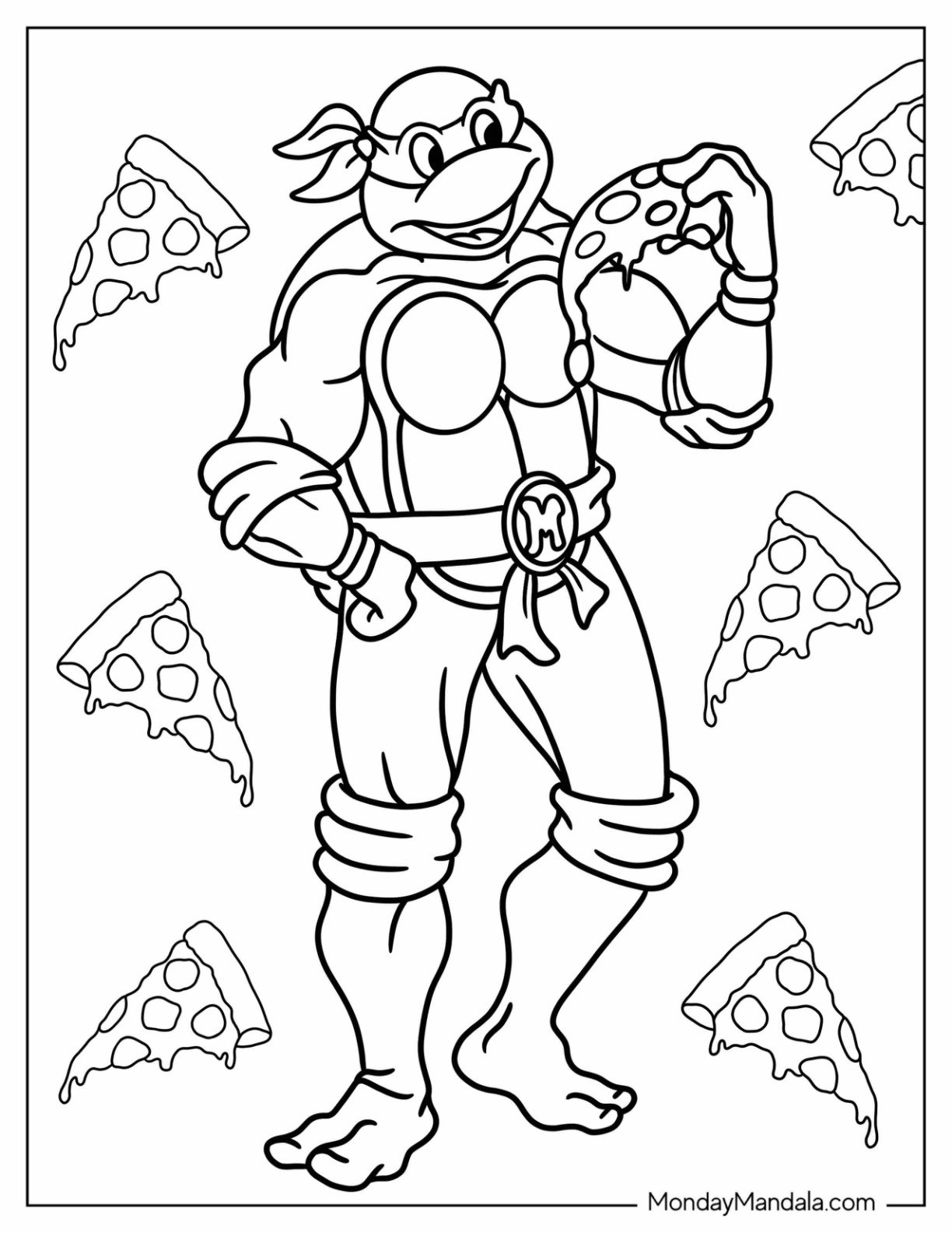 tmnt coloring pages
