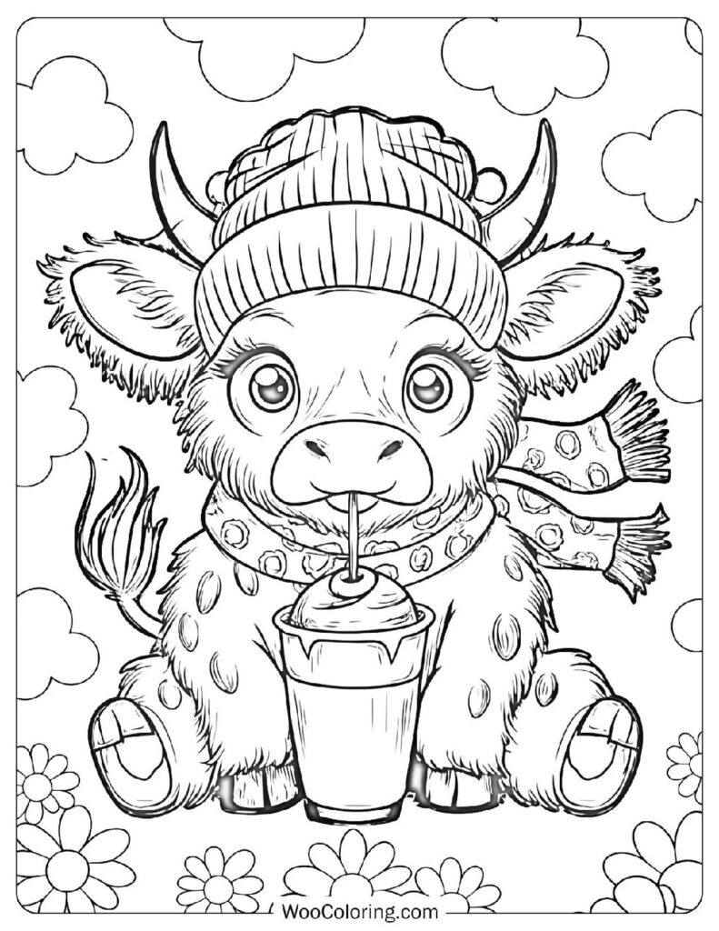 cattle coloring pages