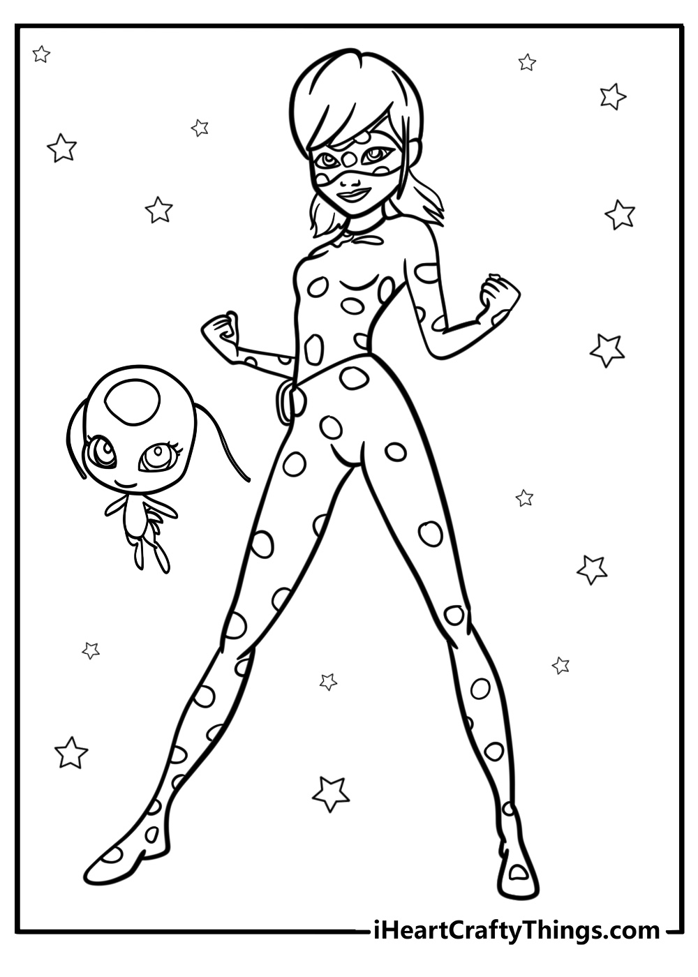 miraculous ladybug coloring pages