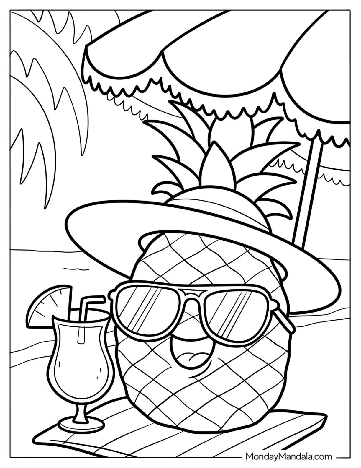 32 Pineapple Coloring Page Free PDF Printables 32 Pineapple Coloring Page Free PDF Printables