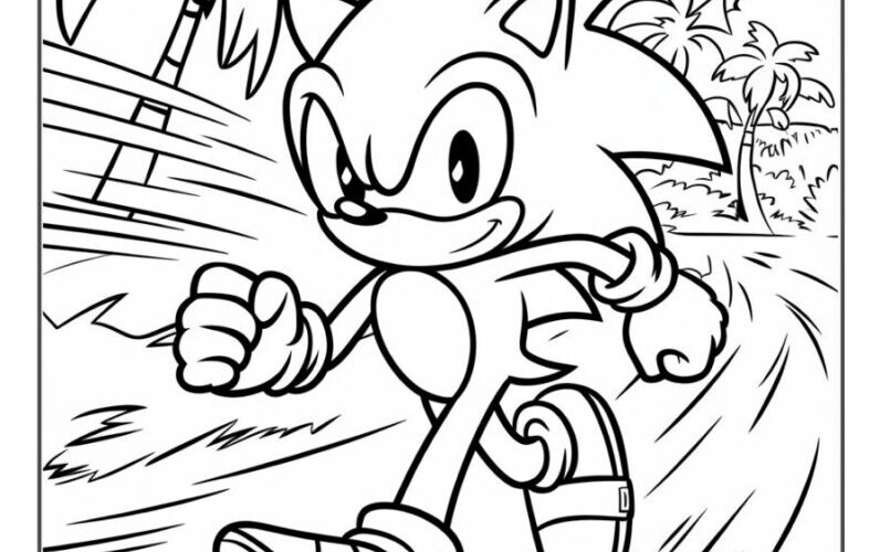 32 Sonic Coloring Pages Sonic Knuckles Tails Amy Smooth Draw