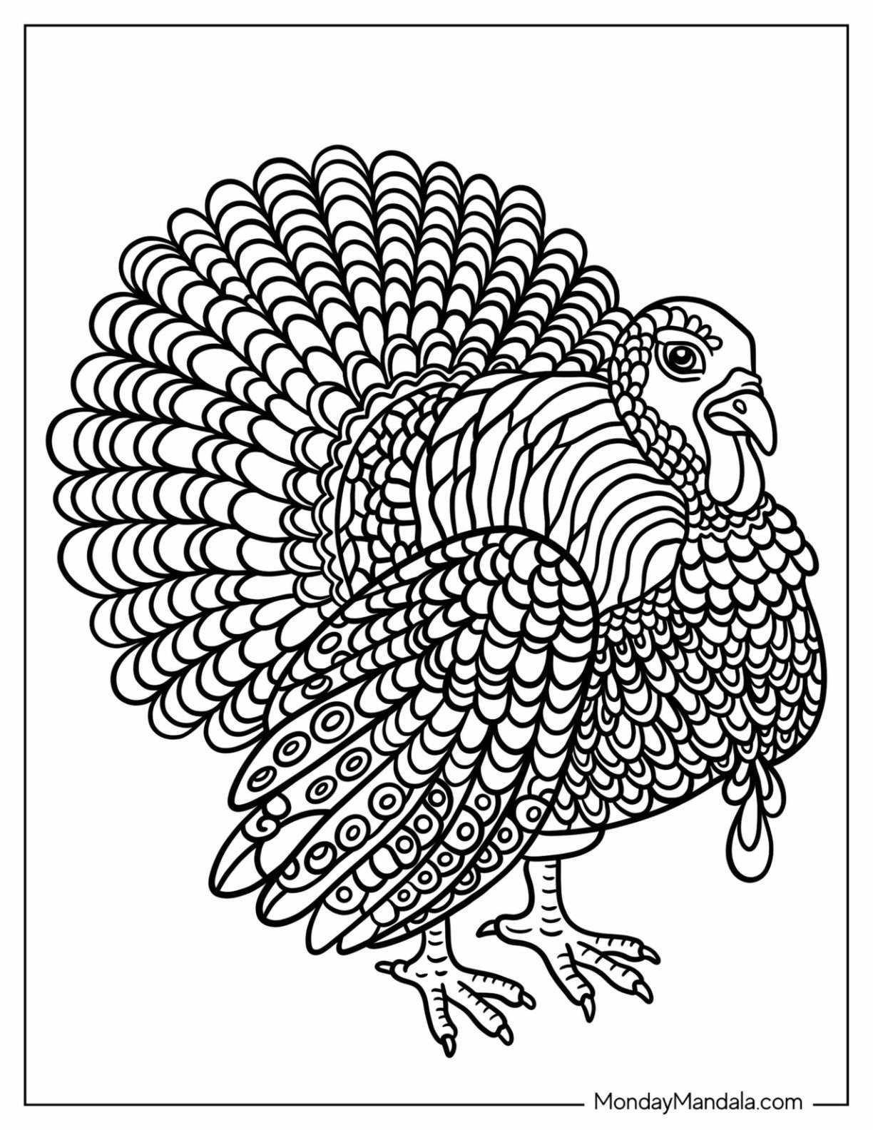 turkey coloring page turkey coloring page