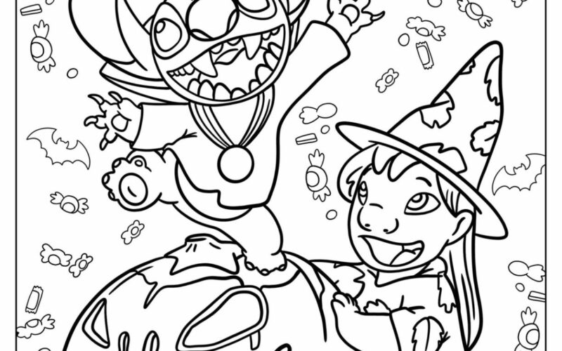 33 Disney Halloween Coloring Pages Free PDF Printables