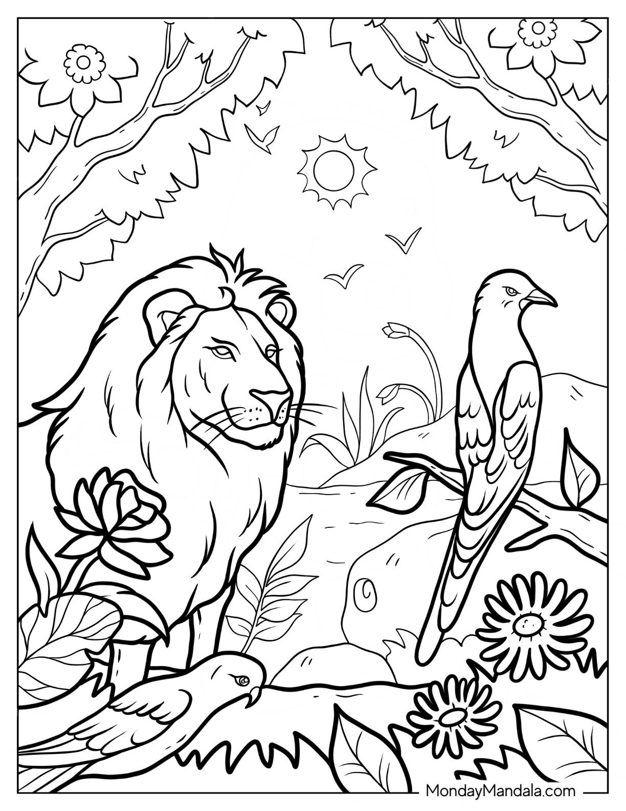 jungle coloring pages jungle coloring pages