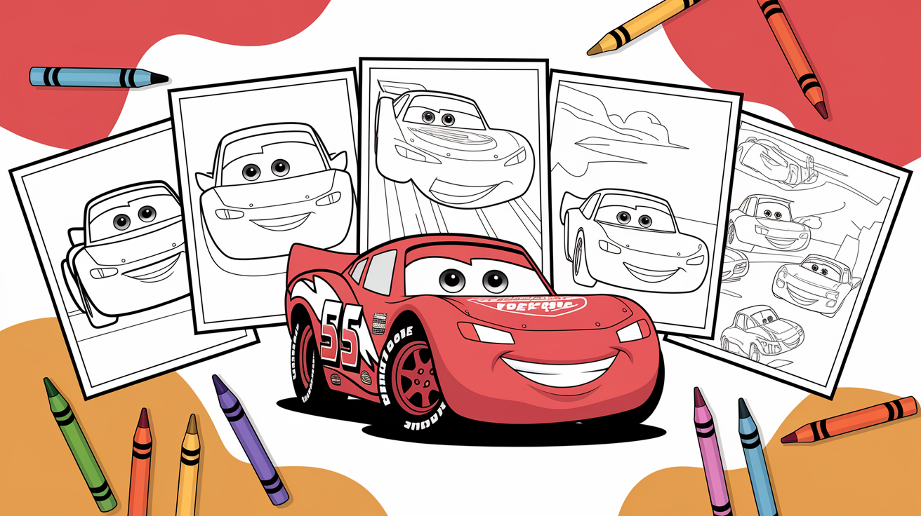lightning mcqueen coloring pages