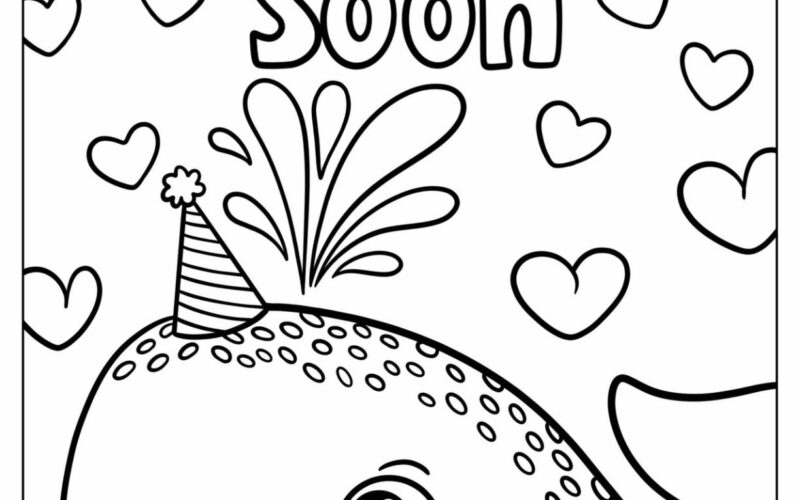34 Get Well Soon Coloring Pages Free PDF Printables