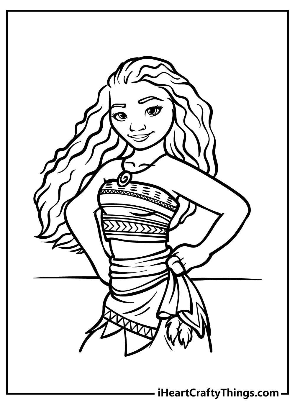 moana coloring pages