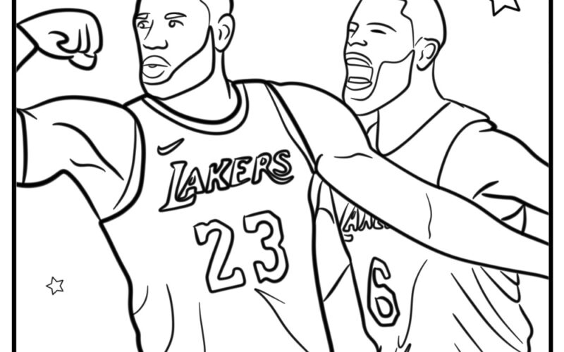 34 New Lebron James Coloring Pages 100 Free To Print