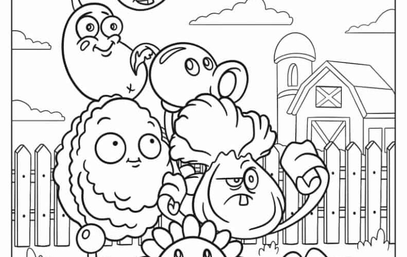34 Plant Vs Zombies Coloring Pages Free PDF Printables