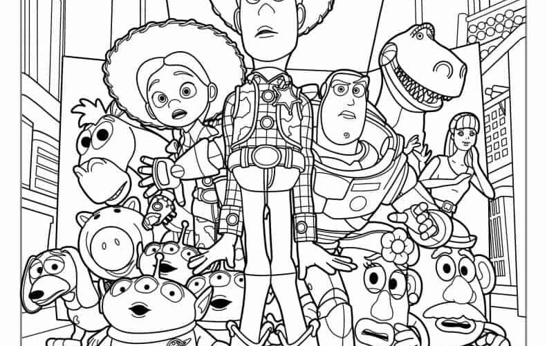 34 Toy Story Coloring Pages Free PDF Printables