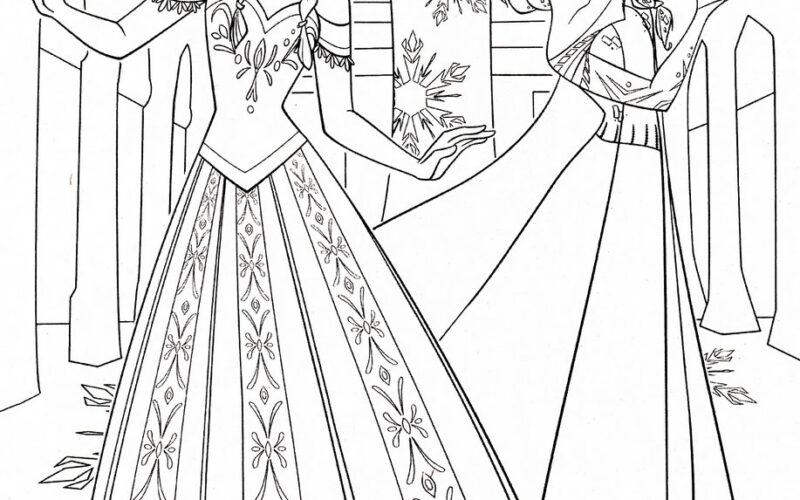 35 Elsa Coloring Pages From Frozen For Kids Parade