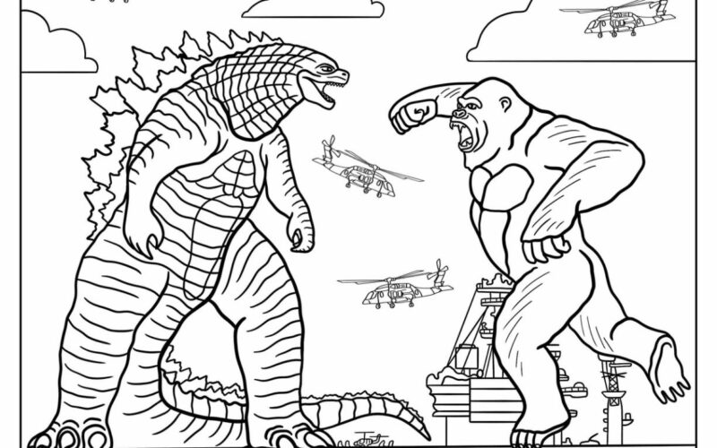 35 Godzilla Coloring Pages Free PDF Printables