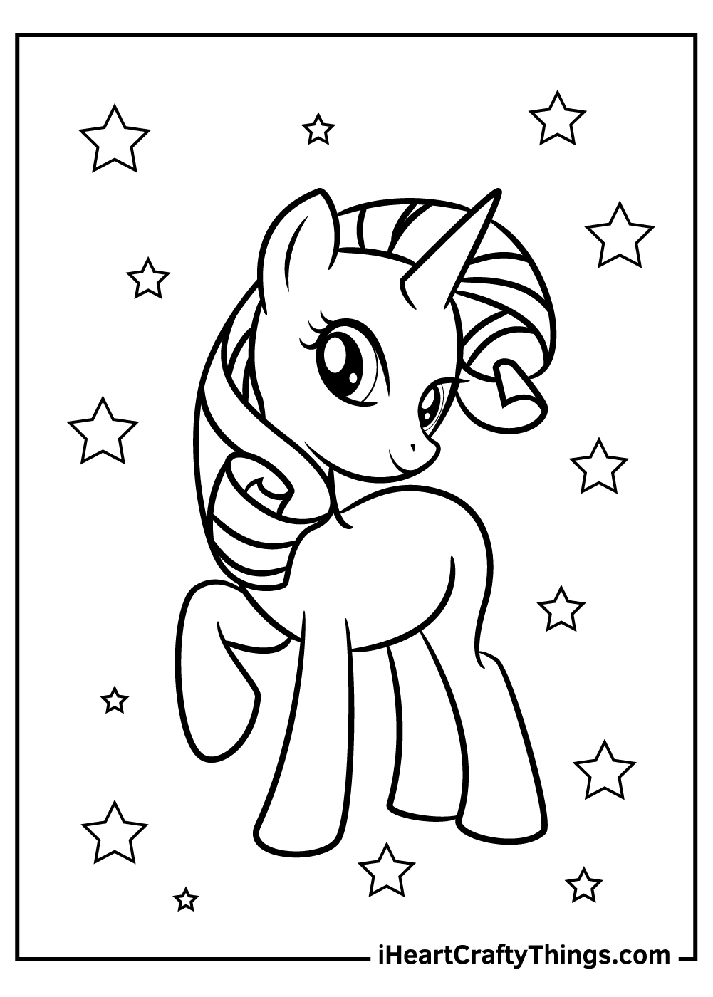 little ponies coloring pages