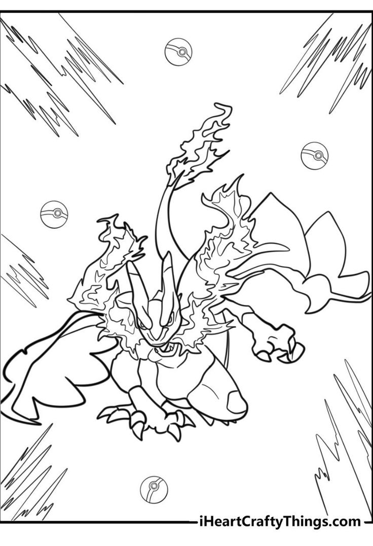 charizard coloring pages