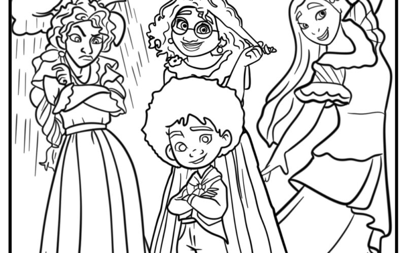 36 New Encanto Coloring Pages 100 Free To Print