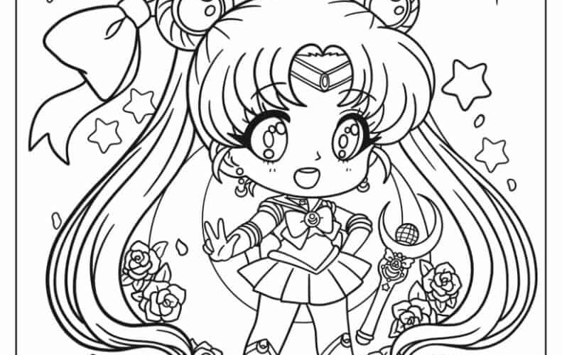 36 Sailor Moon Coloring Pages Free PDF Printables