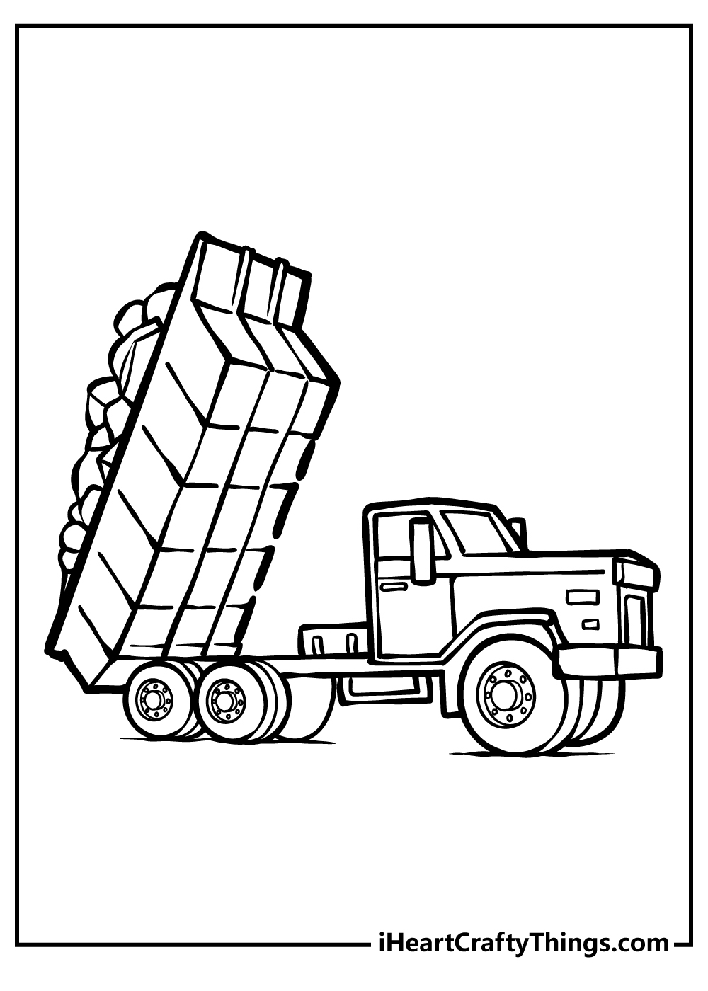 37 Dump Truck Coloring Pages 100 Free Printables 