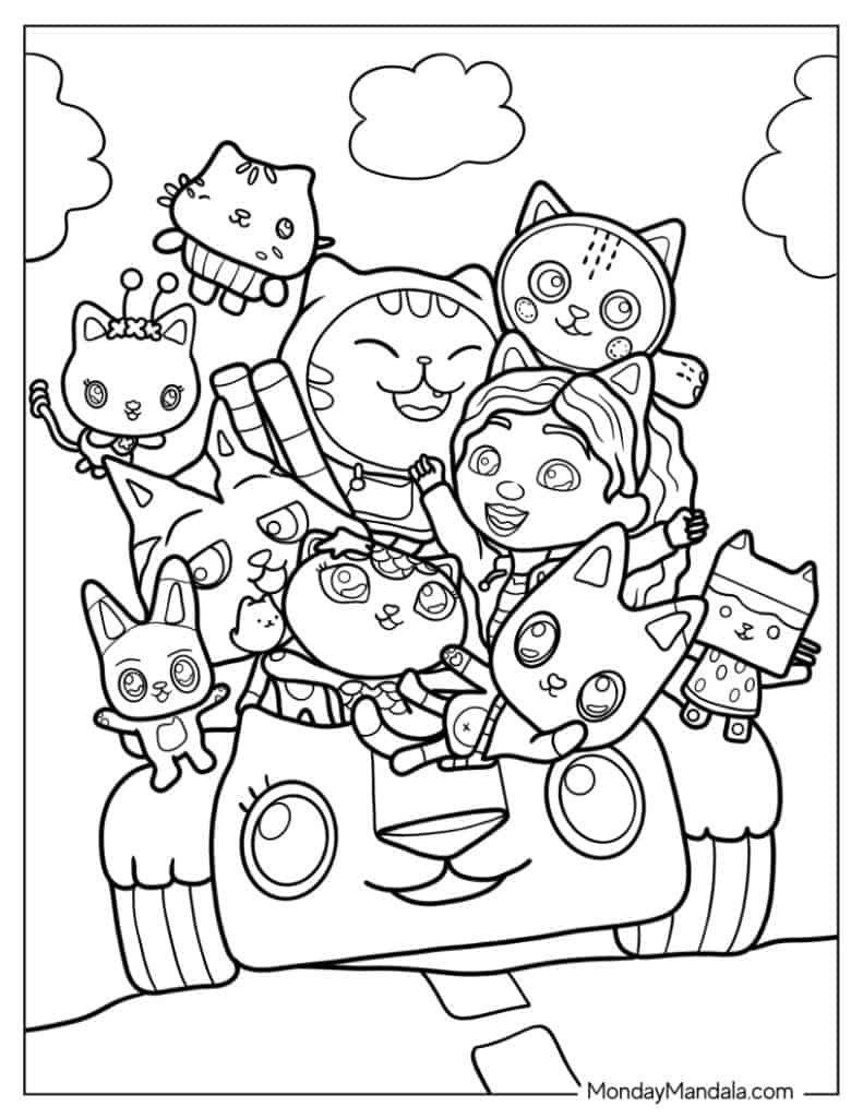 38 Gabby s Dollhouse Coloring Pages Free PDF Printables 38 Gabby s Dollhouse Coloring Pages Free PDF Printables