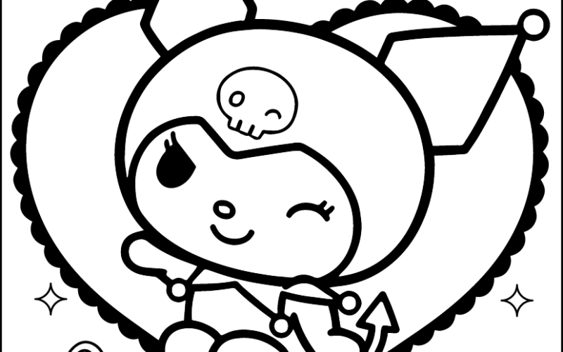 38 Kuromi Coloring Pages Free PDF Printables