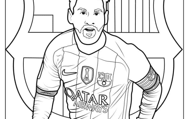 38 Lionel Messi Coloring Pages Free PDF Printables