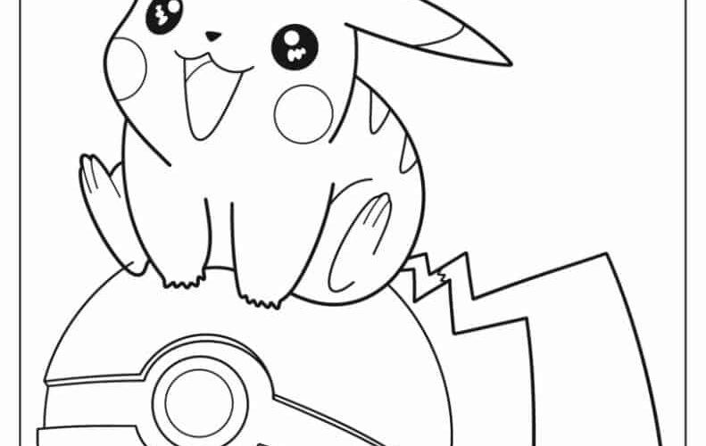 38 Pikachu Coloring Pages Free PDF Printables