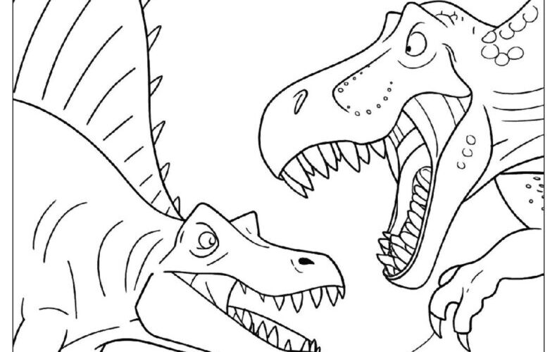 38 T Rex Coloring Pages Free PDF To Print Woo Coloring