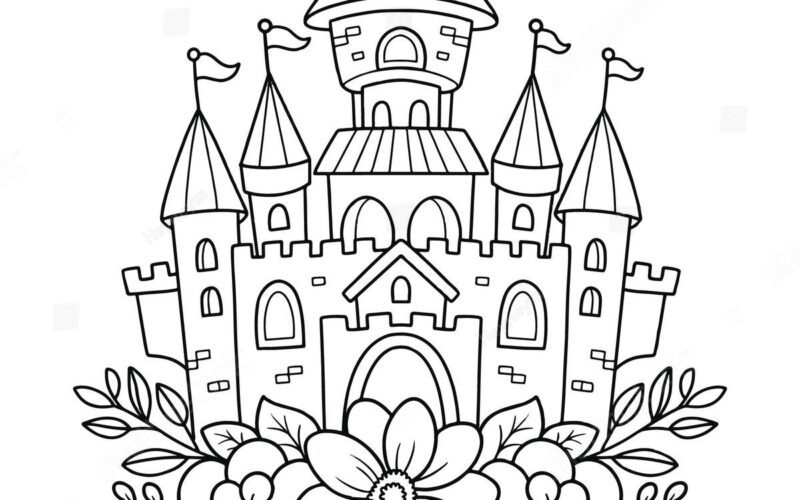 4 Thousand Cute Castle Outline Royalty Free Images Stock Photos Pictures Shutterstock