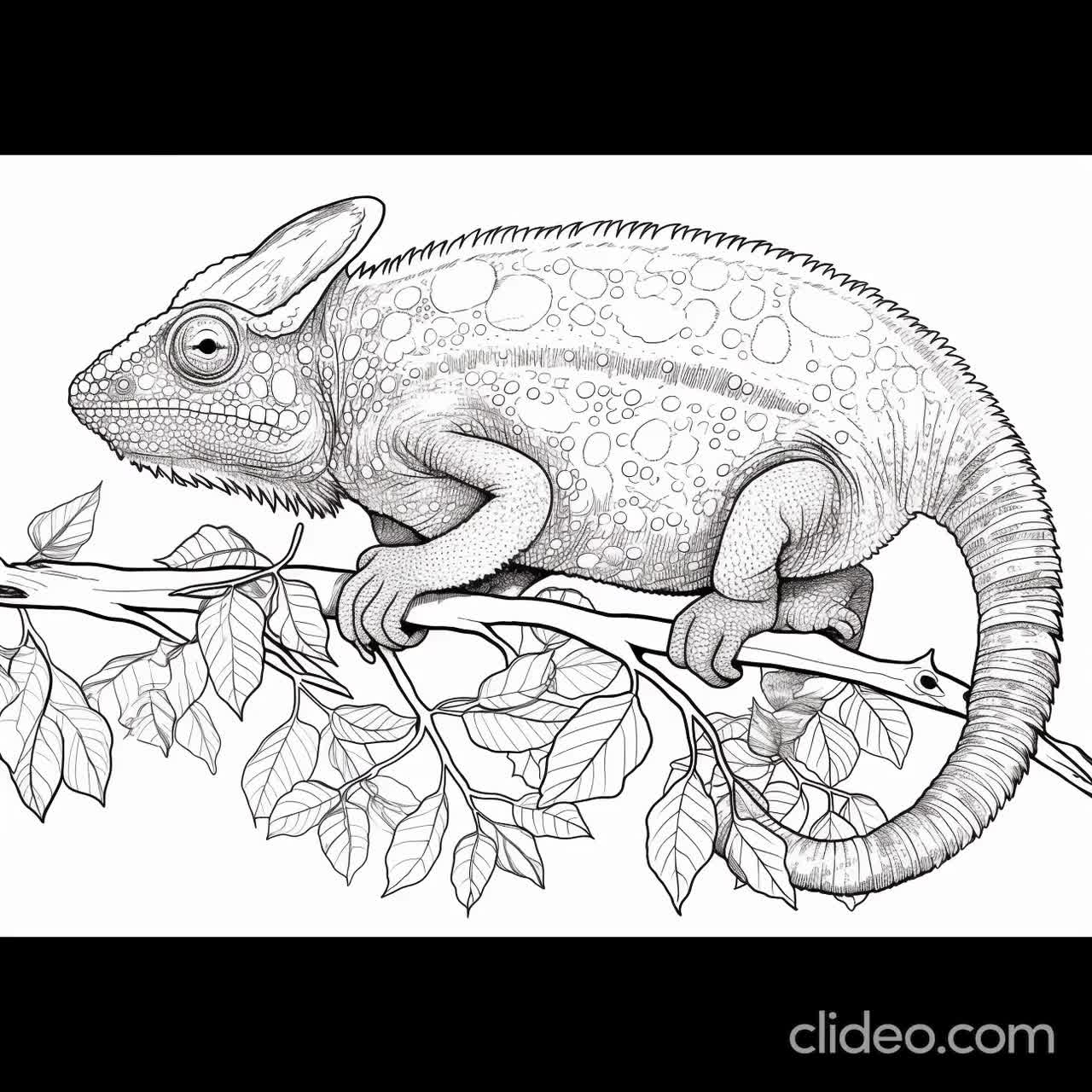 40 Chameleon s Coloring Pages For Adults Kids Instant Download For PRINT AND PAINT 2023 Coloring Book Edition With Unique Artwork s Etsy