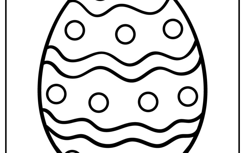 40 Easter Egg Coloring Pages 100 Free Printables