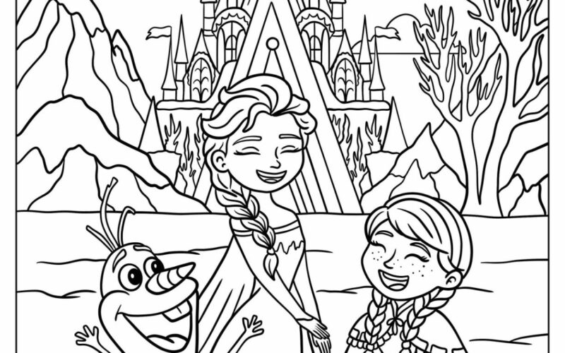 40 Elsa Coloring Pages Free PDF Printables