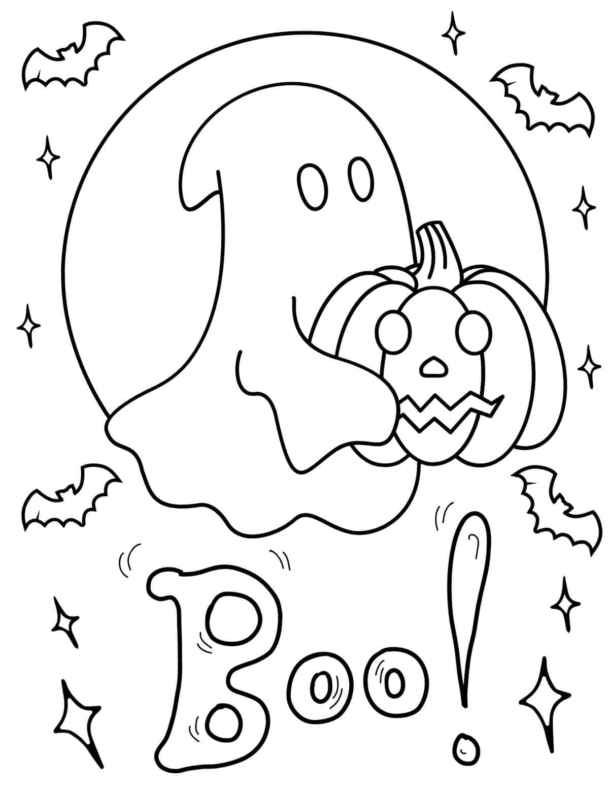 halloween coloring page