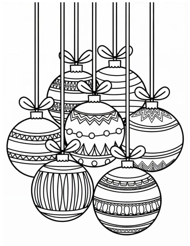 ornament coloring pages