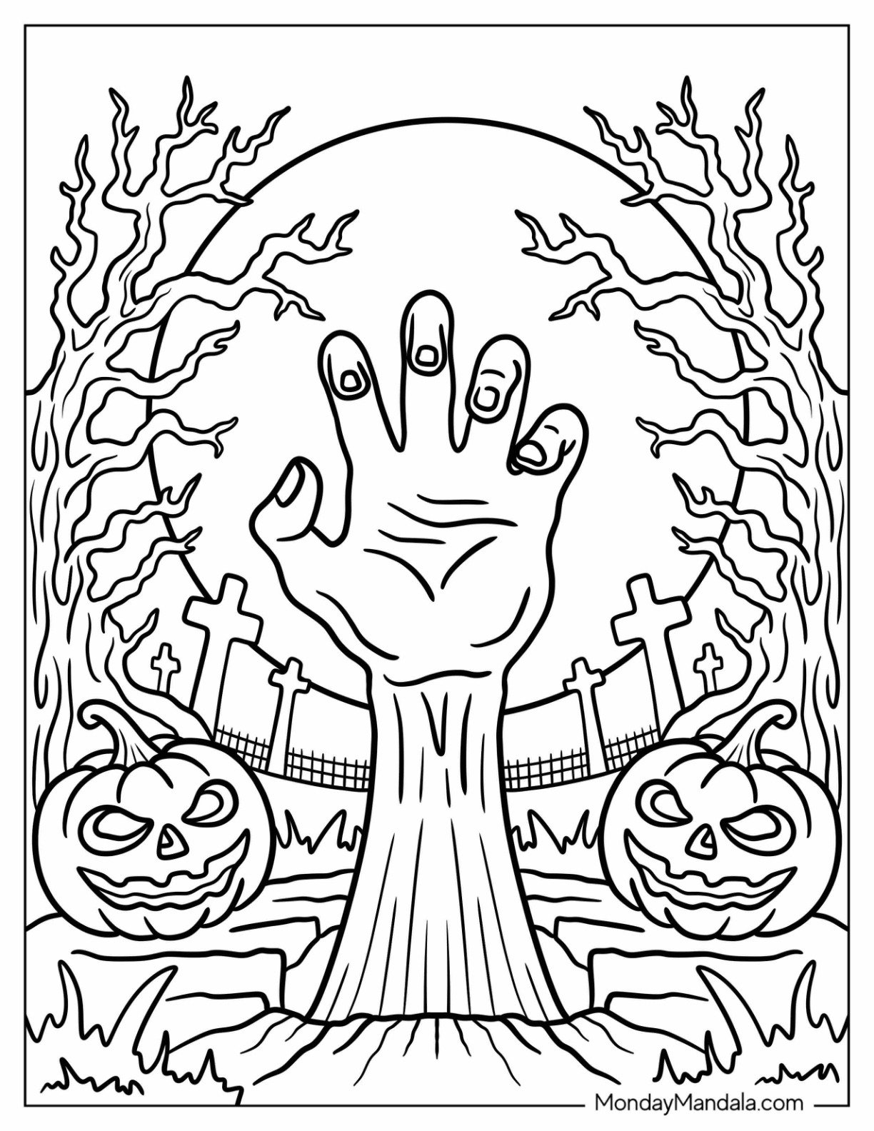 coloring pages for adults halloween