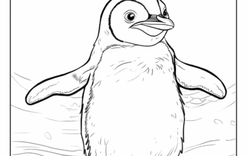40 Penguin Coloring Pages Smooth Draw