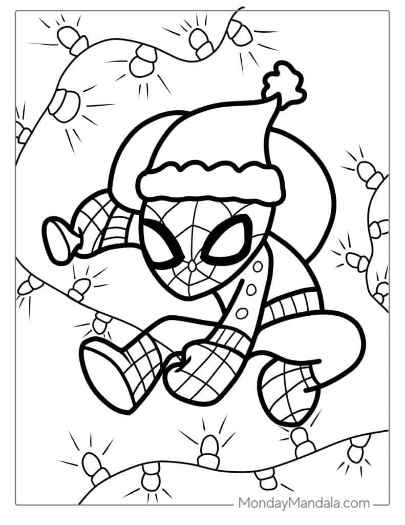spider man coloring pages