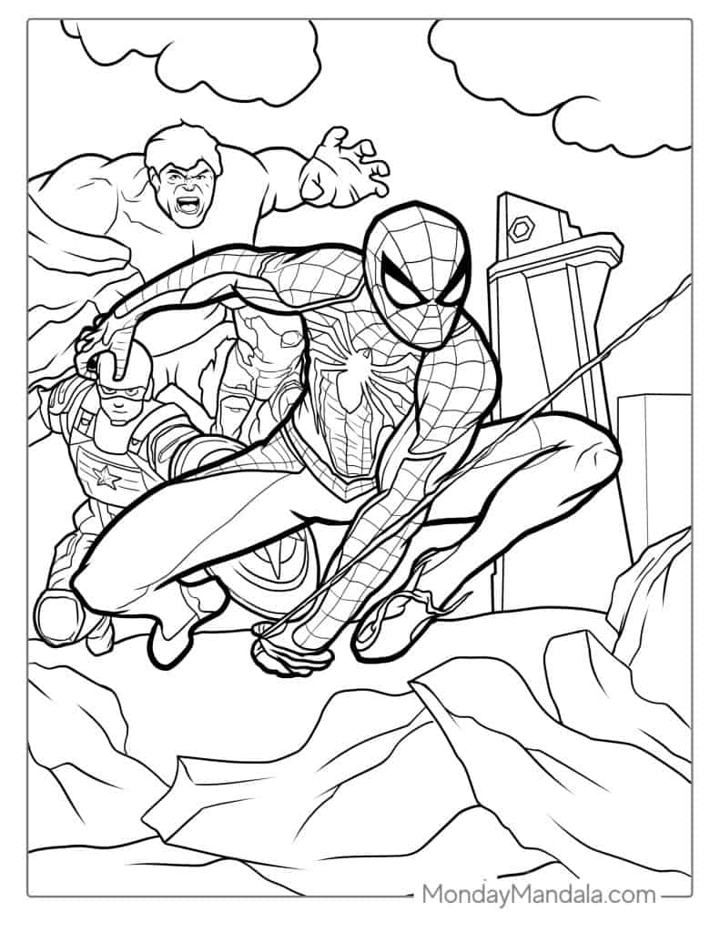free printable spiderman coloring pages free printable spiderman coloring pages