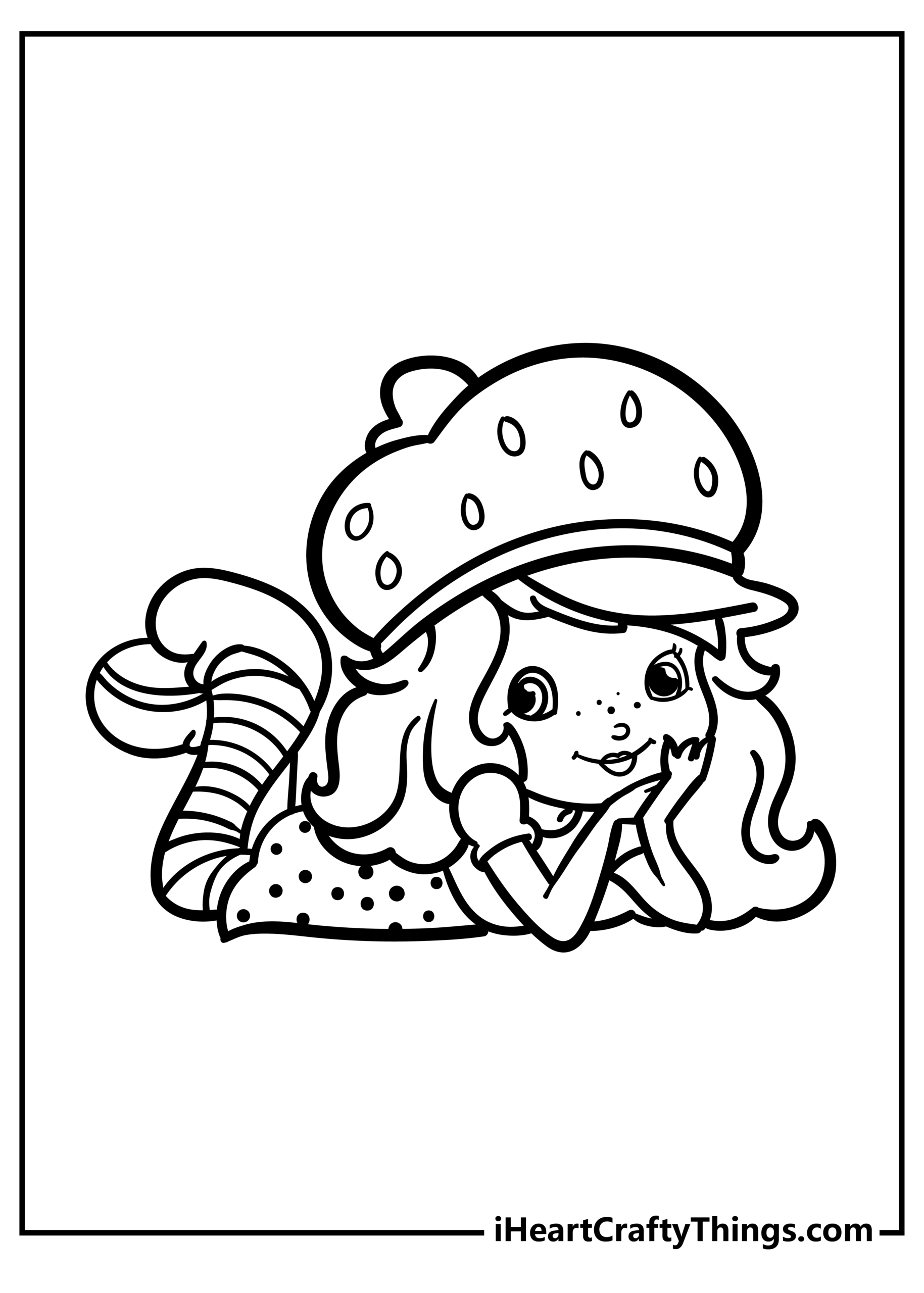 strawberry shortcake coloring book pages strawberry shortcake coloring book pages