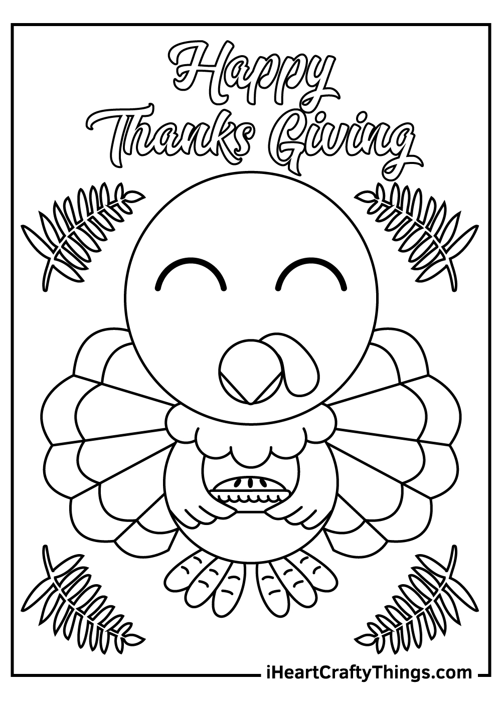 thanksgiving day coloring pages