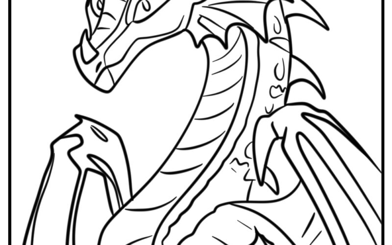 40 Wings Of Fire Coloring Pages 100 Free To Print