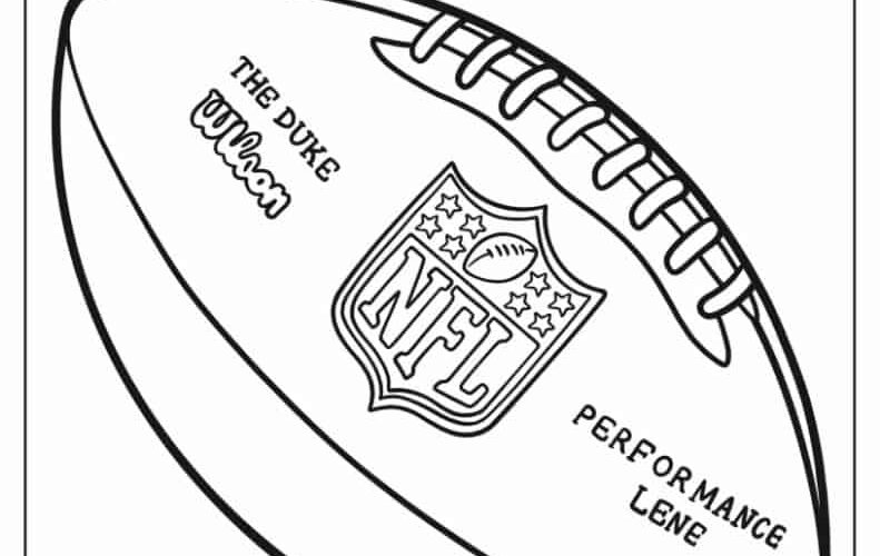 42 Football Coloring Pages Free PDF Printables